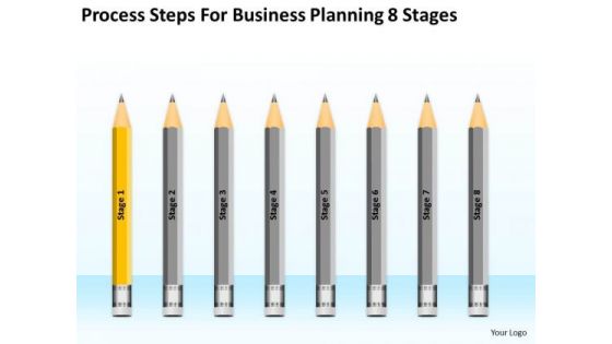 Steps For Business Planning 8 Stages Ppt PowerPoint Templates