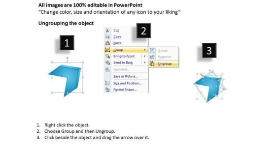Steps For The Process In A Linear Flow 3 Stages Samples Of Business Plans PowerPoint Slides Slide02