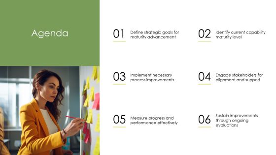 Steps To Achieve Optimizing Level Capability Maturity PPT Outline AT Slide02