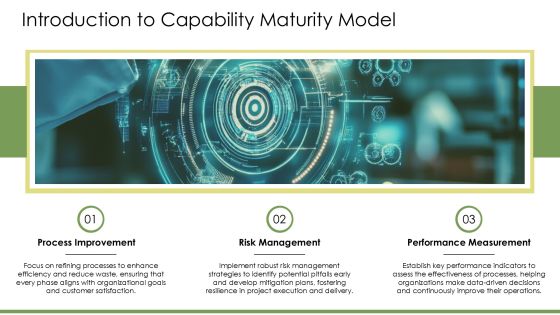 Steps To Achieve Optimizing Level Capability Maturity PPT Outline AT Slide03