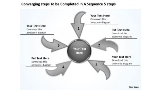 Steps To Be Completed In A Sequence 5 Circular Flow Network PowerPoint Slides Steps To Be Completed In A Sequence 5 Circular Flow Network PowerPoint Slides