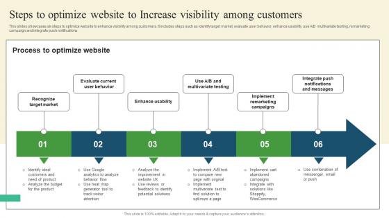 Steps To Optimize Website Pharmaceutical Promotional Strategies To Drive Business Sales Infographics Pdf