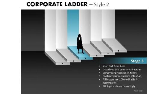 Steps To Success PowerPoint Ppt Templates Download