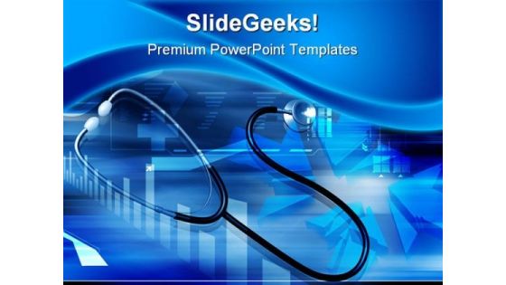 Stethoscope Medical PowerPoint Templates And PowerPoint Backgrounds 0211