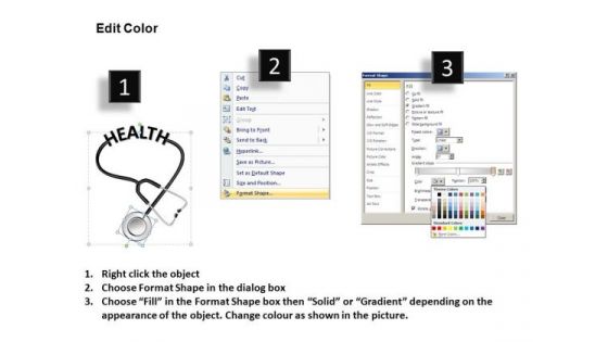 Stethoscope Medical PowerPoint Templates Stethoscope Health Ppt Slides