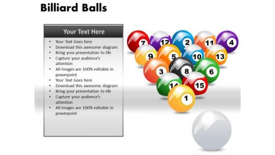 Stick Billiard Balls PowerPoint Slides And Ppt Diagram Templates