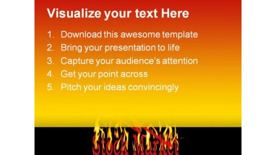 Stock Market Crash Business PowerPoint Themes And PowerPoint Slides 0511
