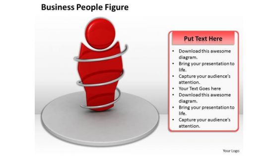 Stock Photo 3d Illustration Of Red Human Character PowerPoint Slide