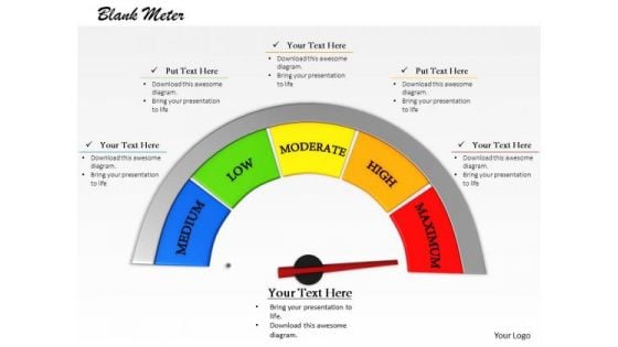 Stock Photo 3d Meter With Maximum Value PowerPoint Slide