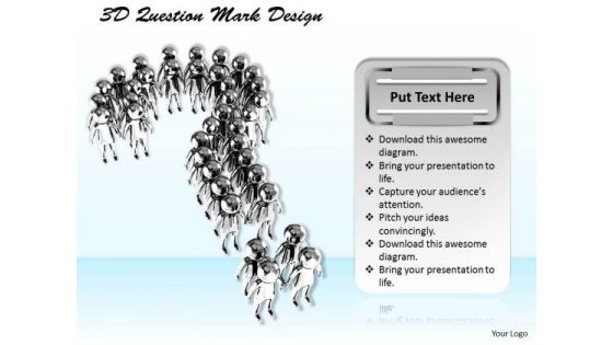 Stock Photo 3d Question Mark Design PowerPoint Template