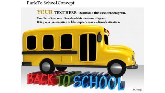 Stock Photo Back To School Concept PowerPoint Slide