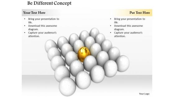 Stock Photo Be Different Concept For Team PowerPoint Slide Stock Photo Be Different Concept For Team PowerPoint Slide