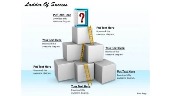 Stock Photo Building Blocks Of Success PowerPoint Slide