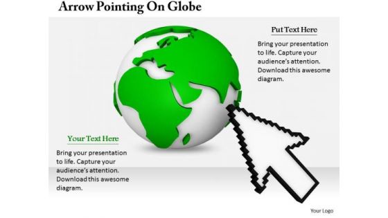 Stock Photo Business And Strategy Arrow Pointing On Globe Images Photos Stock Photo Business And Strategy Arrow Pointing On Globe Images Photos