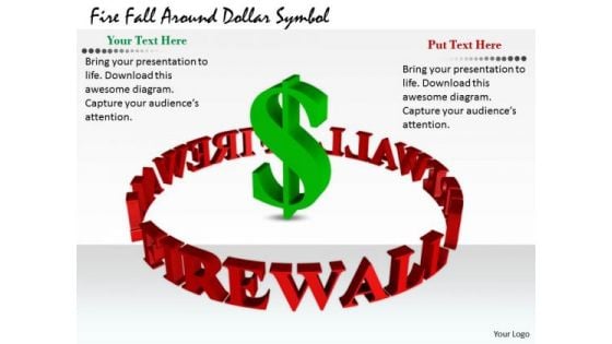 Stock Photo Business And Strategy Fire Fall Around Dollar Symbol Clipart Images