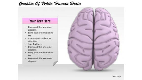 Stock Photo Business And Strategy Graphic Of White Human Brain Clipart