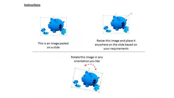 Stock Photo Business Concepts Piggy Bank Puzzle Illustration Icons Images