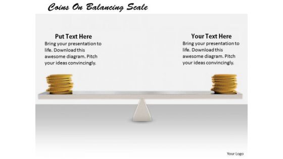 Stock Photo Business Development Strategy Coins On Balancing Scale Images Photos