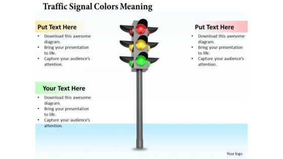 Stock Photo Business Development Strategy Traffic Signal Colors Meaning Icons Images