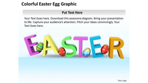 Stock Photo Business Management Strategy Colorful Easter Egg Graphic Image