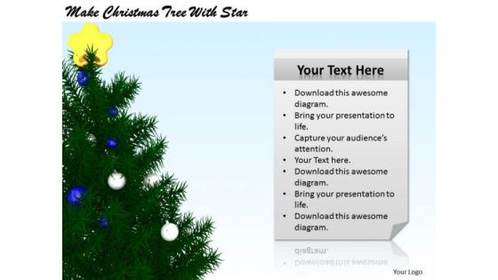 Stock Photo Business Management Strategy Make Christmas Tree With Star Stock Photos