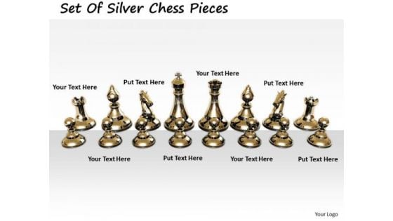 Stock Photo Business Management Strategy Set Of Silver Chess Pieces Best Stock Photo Business Management Strategy Set Of Silver Chess Pieces Best