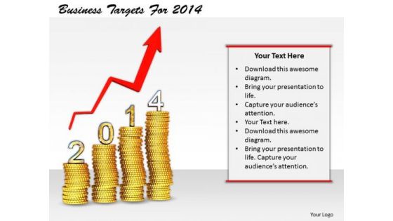 Stock Photo Business Management Strategy Targets For 2014 Image