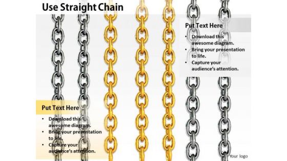 Stock Photo Business Management Strategy Use Straight Chain Photos