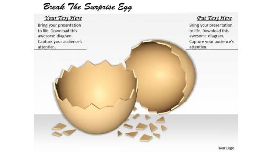 Stock Photo Business Marketing Strategy Break The Surprise Egg Icons