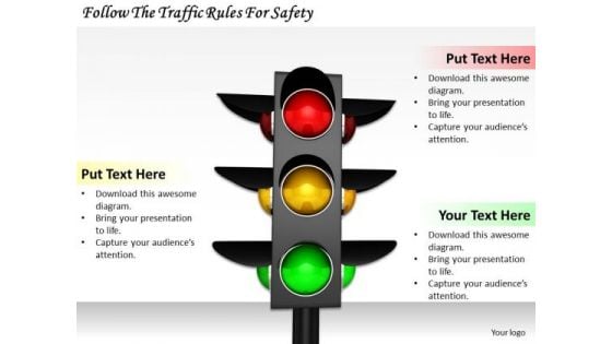 Stock Photo Business Marketing Strategy Follow The Traffic Rules For Safety Clipart