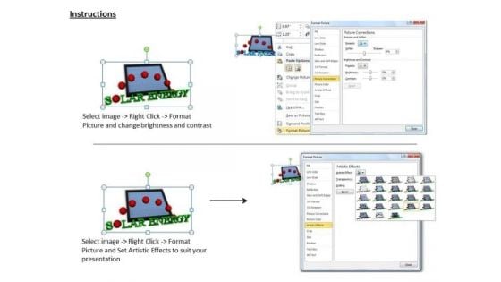 Stock Photo Business Marketing Strategy Solar Power Energy Generation Icons