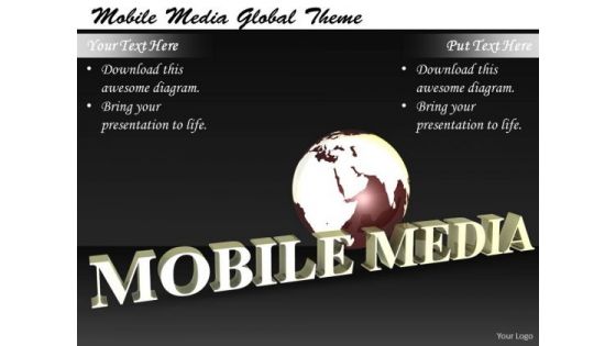 Stock Photo Business Model Strategy Mobile Media Global Theme Clipart