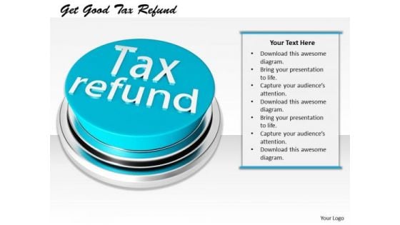 Stock Photo Business Plan And Strategy Get Good Tax Refund Clipart