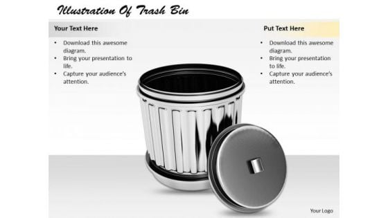 Stock Photo Business Plan And Strategy Illustration Of Trash Bin Stock Images