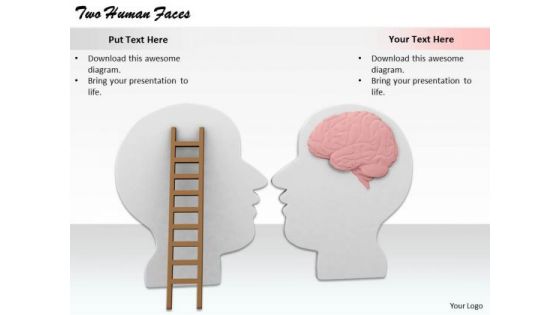 Stock Photo Business Plan And Strategy Two Human Faces Images