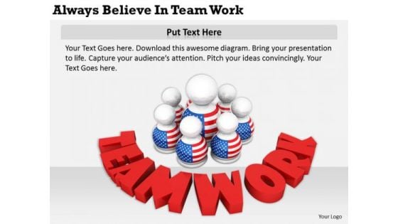 Stock Photo Business Plan Strategy Always Believe Team Work Stock Photo Image