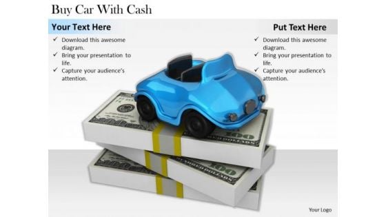 Stock Photo Business Plan Strategy Buy Car With Cash Images