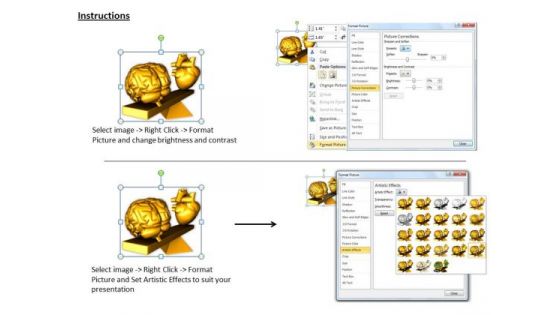 Stock Photo Business Plan Strategy Get Balance Of Heart And Brain Icons Images