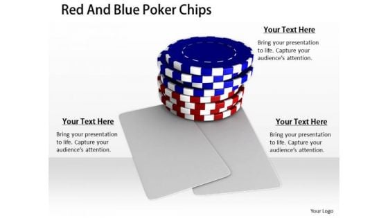 Stock Photo Business Plan Strategy Red And Blue Poker Chips Success Images