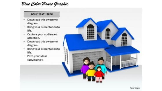 Stock Photo Business Policy And Strategy Blue Color House Graphic Clipart Stock Photo Business Policy And Strategy Blue Color House Graphic Clipart