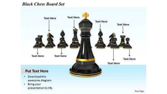 Stock Photo Business Strategy And Policy Black Chess Board Set Pictures Images