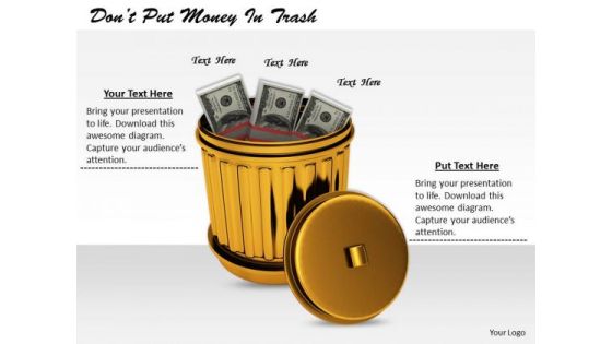 Stock Photo Business Strategy And Policy Dont Put Money Trash Images Graphics