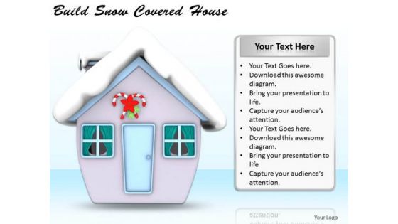 Stock Photo Business Strategy Build Snow Covered House Success Images