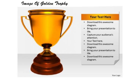 Stock Photo Business Strategy Concepts Image Of Golden Trophy Best