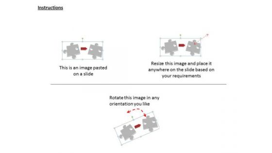 Stock Photo Business Strategy Concepts Join Puzzle With Arrow Icons