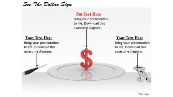 Stock Photo Business Strategy Concepts See The Dollar Sign Image