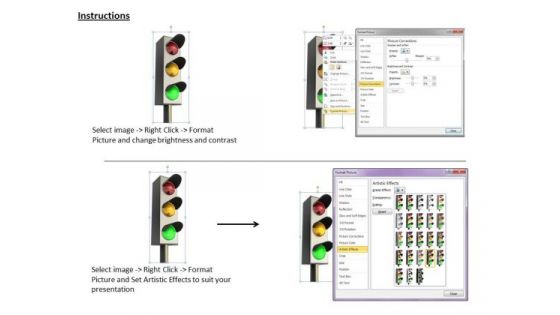 Stock Photo Business Strategy Consultant Graphic Of Traffic Lights Image