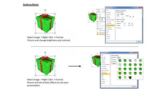 Stock Photo Business Strategy Consultants 3d Green Gift Box Icons Images