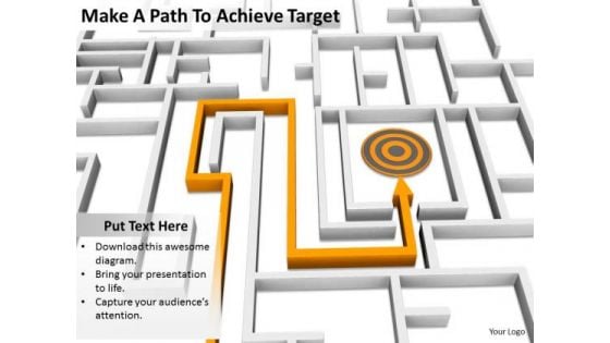 Stock Photo Business Strategy Consulting Make Path To Achieve Target Images