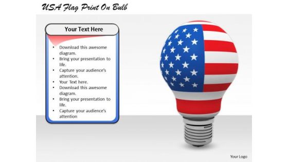 Stock Photo Business Strategy Consulting Usa Flag Print Bulb Pictures